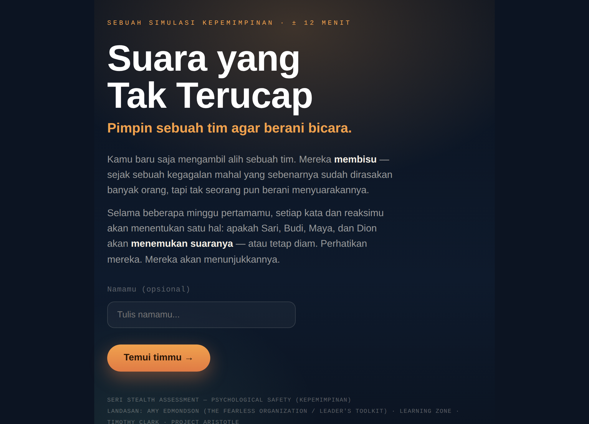 Suara yang Tak Terucap